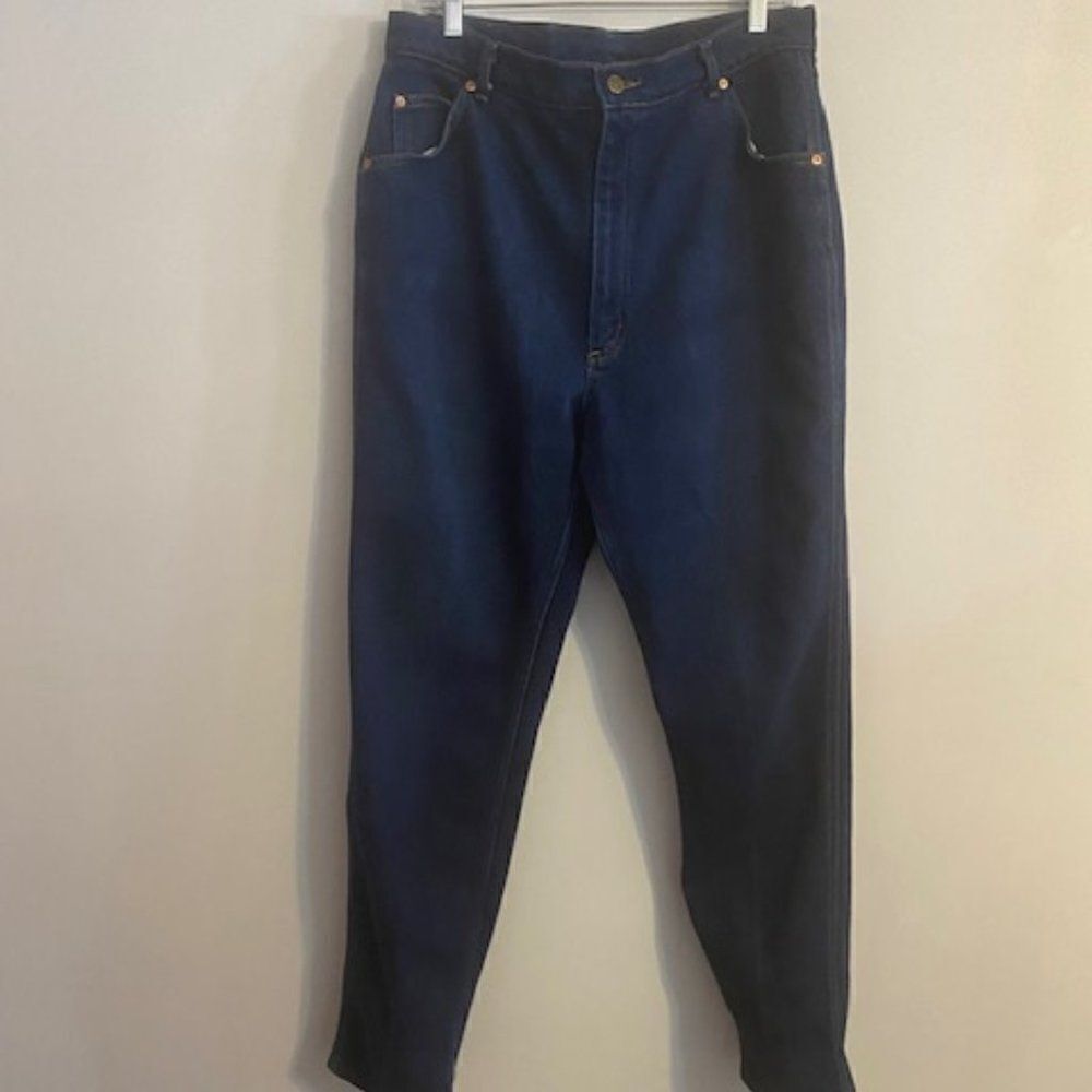 Lee Vintage 70's or before 5 pocket straight leg denim jeans, size 20